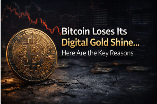 Bitcoin Loses Its Digital Gold Shine… Here Are the Key Reasons